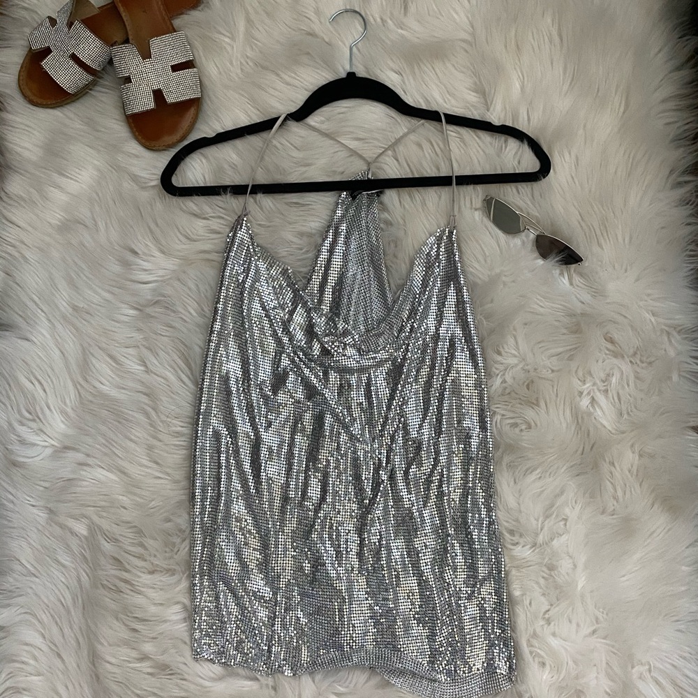 Zara METAL Top ⛓🔨🔧
